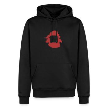 Busfahren Bus Schulbus - Männer Premium Bio Hoodie - Schwarz - Vorne - Nico (187cm)