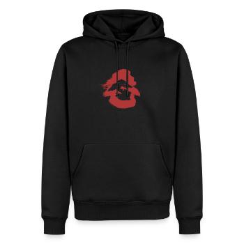 Wachsen Baum Japanische Kunst - Männer Premium Bio Hoodie - Schwarz - Vorne - Nico (187cm)