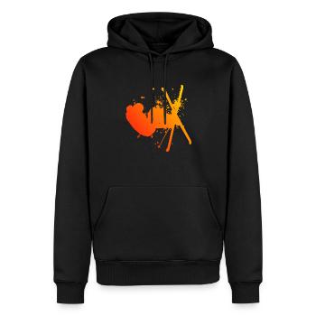 Ski Freestyle Ski Jumping Herren Freestyle Ski - Männer Premium Bio Hoodie - Schwarz - Vorne - Nico (187cm)
