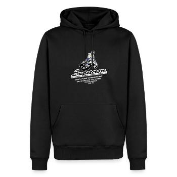 Supercross - Moto Cross - Motocross - Men’s Premium Organic Hoodie - black - Front - Nico (187cm)