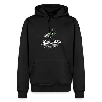 Supercross - Moto Cross - Motocross - Men’s Premium Organic Hoodie - black - Front - Nico (187cm)