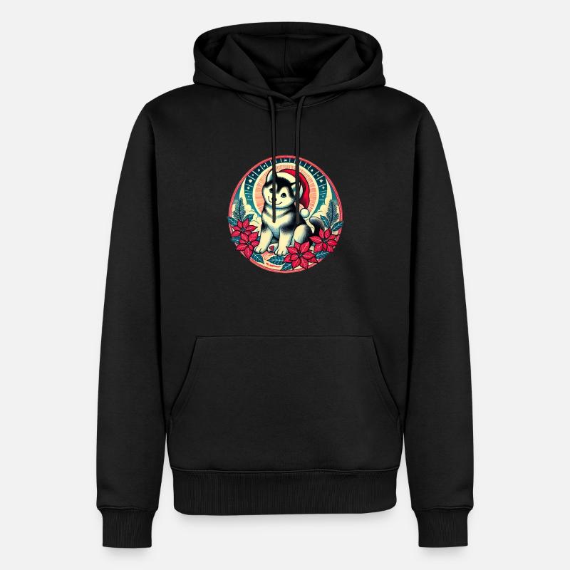 Malamute d’Alaska - Sweat à capuche Premium bio Homme - noir