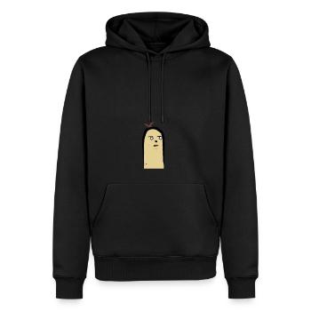 Can´t been unseen - Männer Premium Bio Hoodie - Schwarz - Vorne - Nico (187cm)