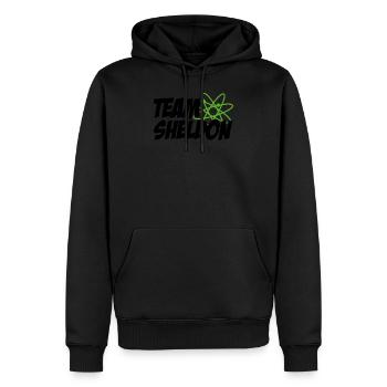 The Big Bang TheoryTeam Sheldon - Men’s Premium Organic Hoodie - black - Front - Nico (187cm)