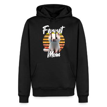 Frettchen Mama - Männer Premium Bio Hoodie - Schwarz - Vorne - Nico (187cm)