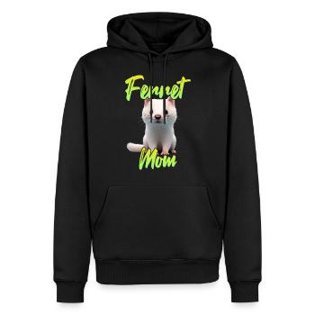 Frettchen Mama - Männer Premium Bio Hoodie - Schwarz - Vorne - Nico (187cm)