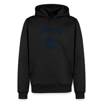 J peux pas j ai Tricot - Sweat à capuche Premium bio Homme - noir - Devant - Nico (187cm)