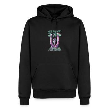 Mir reichts Champignons Ranger Pilzsucher - Männer Premium Bio Hoodie - Schwarz - Vorne - Nico (187cm)