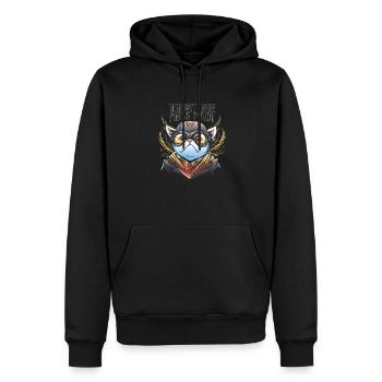 Vertrauen Sie Mir, Ich Bin Ein Pilot -Flugzeug - Männer Premium Bio Hoodie - Schwarz - Vorne - Nico (187cm)