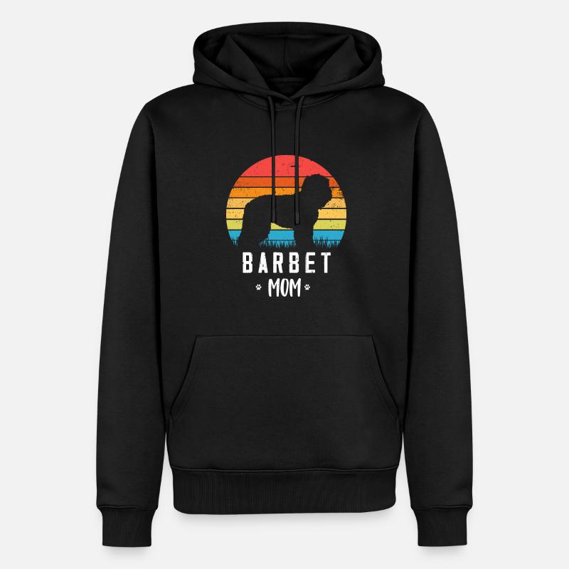 Barbet - Sweat à capuche Premium bio Homme - noir