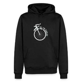 Selten Radlos Fahrrad Radsport Fahrradfahrer Bike - Männer Premium Bio Hoodie - Schwarz - Vorne - Nico (187cm)