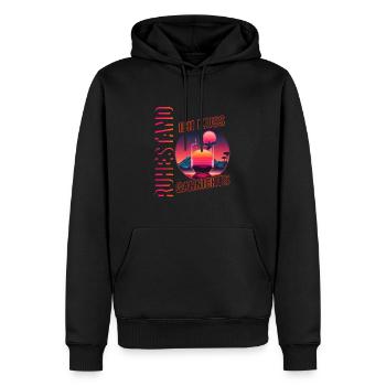 Ruhestand Ich Muss Garnichts Rentner Rente Pension - Männer Premium Bio Hoodie - Schwarz - Vorne - Nico (187cm)