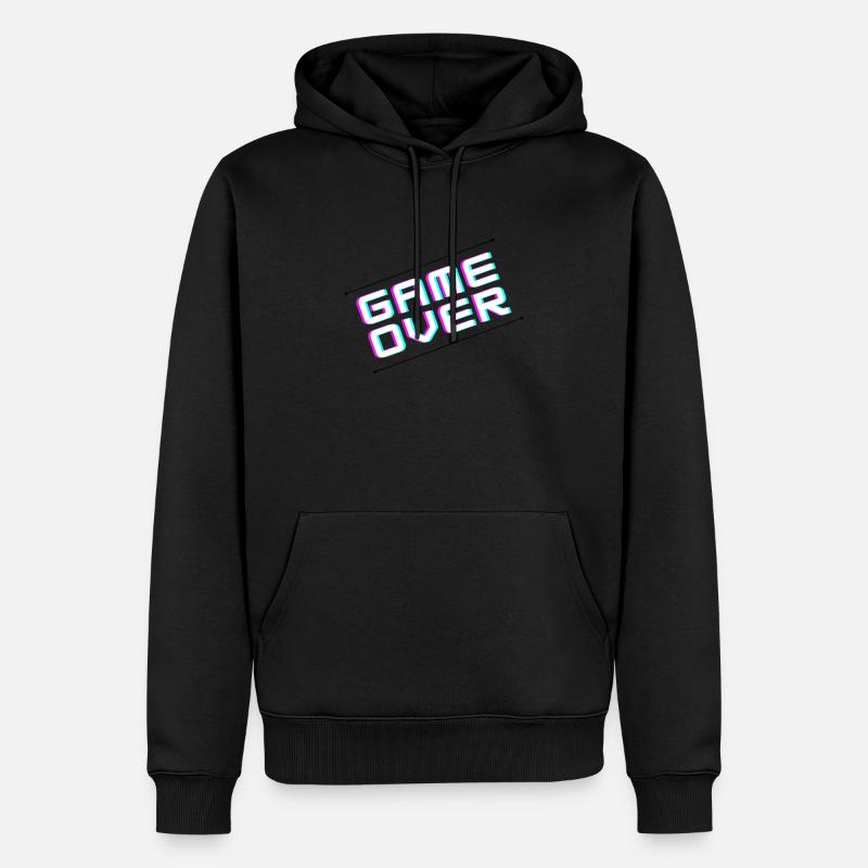 Fin du jeu - Sweat à capuche Premium bio Homme - noir