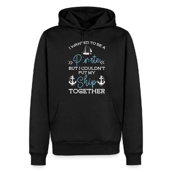 Schiff Boot Skipper Kreuzfahrt - Männer Premium Bio Hoodie - Schwarz - Vorne - Nico (187cm)