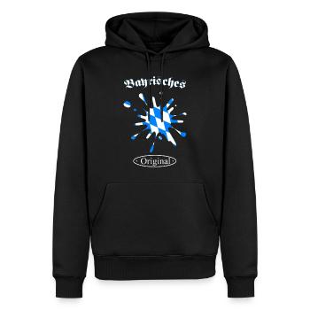 Bayern, Bayrisches Original, Oberbayern, Geschenk - Männer Premium Bio Hoodie - Schwarz - Vorne - Nico (187cm)