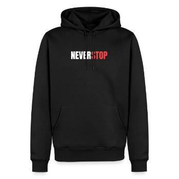 Gamestop GME share trading - Men’s Premium Organic Hoodie - black - Front - Nico (187cm)