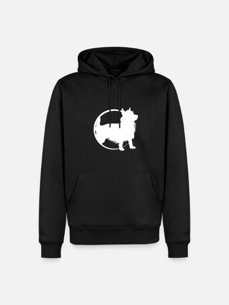 Australian Terrier - Men’s Premium Organic Hoodie - black