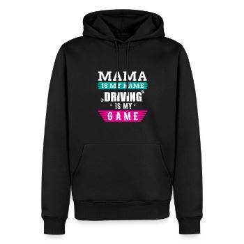 Fahrerin Auto fahren Mama Spruch - Männer Premium Bio Hoodie - Schwarz - Vorne - Nico (187cm)