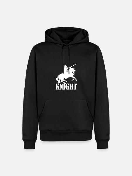 Knight Knight Middle Ages - Men’s Premium Organic Hoodie - black
