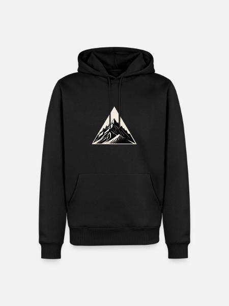 mountain, climbing, mountaineering - Men’s Premium Organic Hoodie - 
