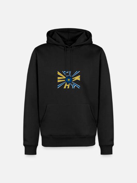 Ukraine Flag Kiev - Men’s Premium Organic Hoodie - black