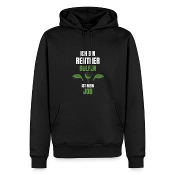 Golf Golfer Rentner Ruhestand - Männer Premium Bio Hoodie - Schwarz - Vorne - Nico (187cm)