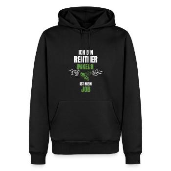 Imker Rentner Ruhestand - Männer Premium Bio Hoodie - Schwarz - Vorne - Nico (187cm)