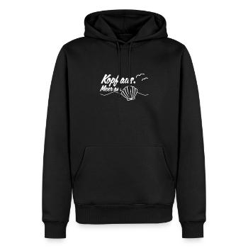 Muschel Maritime Meer Segeln - Männer Premium Bio Hoodie - Schwarz - Vorne - Nico (187cm)