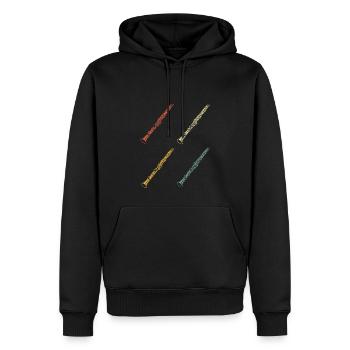 Clarinet Clarinet player Clarinetist - Men’s Premium Organic Hoodie - black - Front - Nico (187cm)