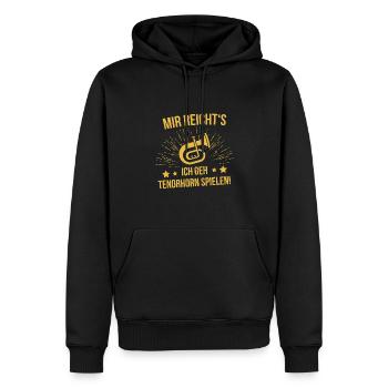 Tenorhorn Tenorhornspieler Tenorhornist - Männer Premium Bio Hoodie - Schwarz - Vorne - Nico (187cm)