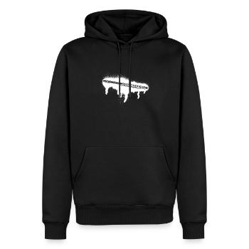 Flûtiste Flûtiste - Sweat à capuche Premium bio Homme - noir - Devant - Nico (187cm)