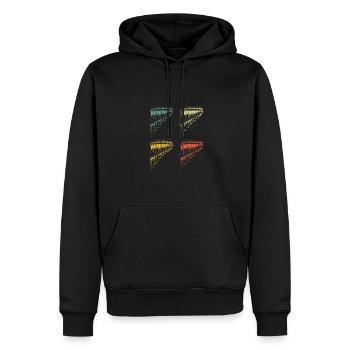 Panflute Panflute player Panflutist - Men’s Premium Organic Hoodie - black - Front - Nico (187cm)
