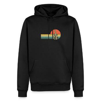 Double bass Double bass player Double bass player - Men’s Premium Organic Hoodie - black - Front - Nico (187cm)