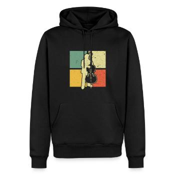 Double bass Double bass player Double bass player - Men’s Premium Organic Hoodie - black - Front - Nico (187cm)