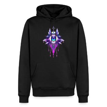 Dreamcatcher #6 - Men’s Premium Organic Hoodie - black - Front - Nico (187cm)