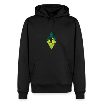Fußball Fussball Tormann - Männer Premium Bio Hoodie - Schwarz - Vorne - Nico (187cm)