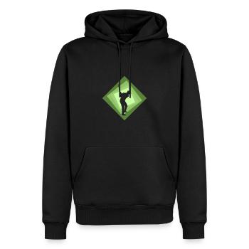 Golfer Drive - Männer Premium Bio Hoodie - Schwarz - Vorne - Nico (187cm)