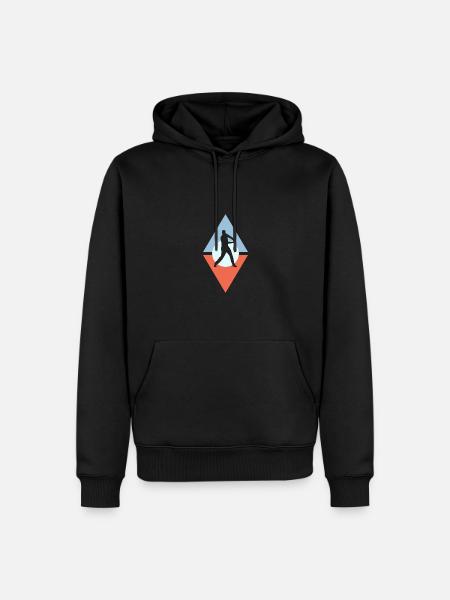 Baseball Catcher - Men’s Premium Organic Hoodie - black