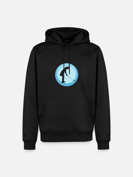 Par Golfer - Men’s Premium Organic Hoodie - black