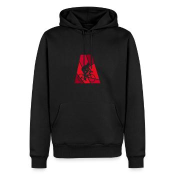 Cycling Cycling Route Cycling - Men’s Premium Organic Hoodie - black - Front - Nico (187cm)