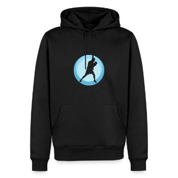 Boxen Boxer Boxkampf - Männer Premium Bio Hoodie - Schwarz - Vorne - Nico (187cm)