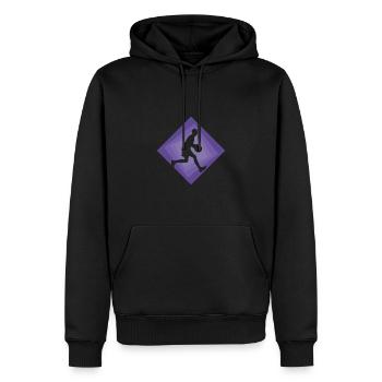 Basketballer BBall Basketball - Männer Premium Bio Hoodie - Schwarz - Vorne - Nico (187cm)