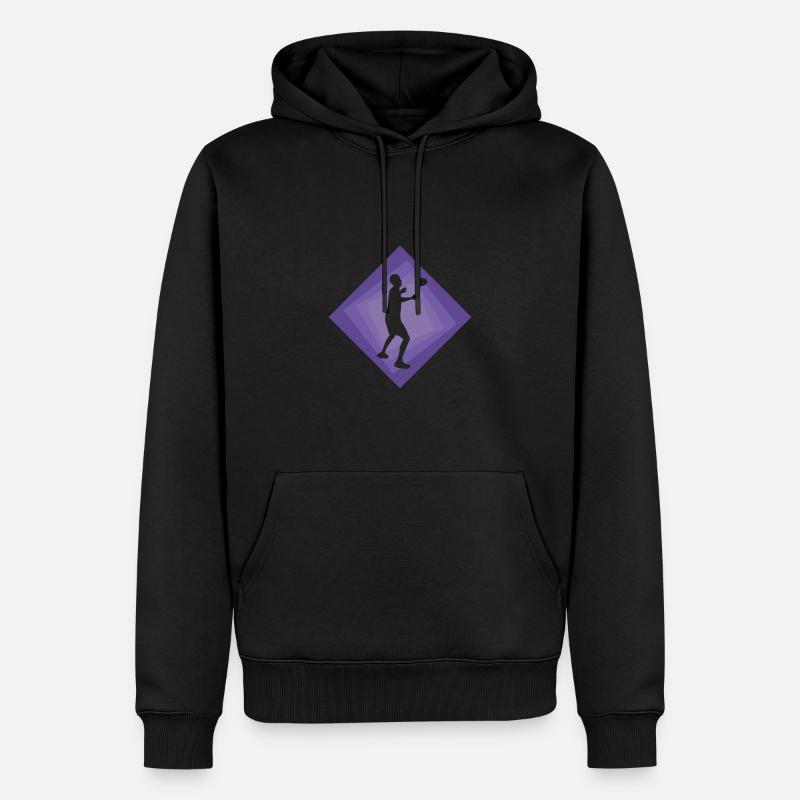 Double sans-faute - Sweat à capuche Premium bio Homme - noir