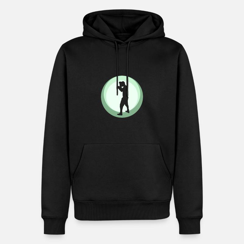 Boxen Uppercut - Männer Premium Bio Hoodie - Schwarz