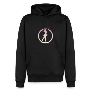 Ballerine, Danseuse de ballet, Danseuse de ballet - Sweat à capuche Premium bio Homme - noir - Devant - Nico (187cm)