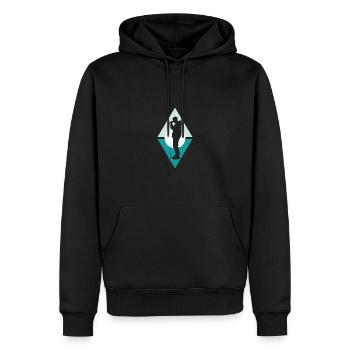 Beatbox DJ Streetmind - Sweat à capuche Premium bio Homme - noir - Devant - Nico (187cm)