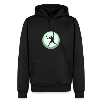 Squashschläger Squash Squashspieler - Männer Premium Bio Hoodie - Schwarz - Vorne - Nico (187cm)