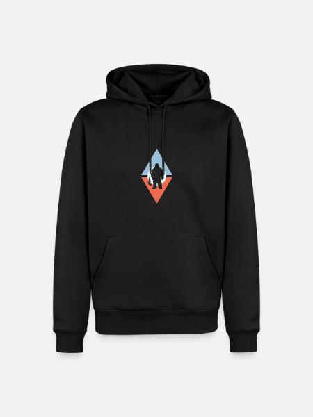 Yeti Yeti Lochness - Men’s Premium Organic Hoodie - black