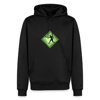 Pickleball Pickleball Game Tennis - Men’s Premium Organic Hoodie - black - Front - Nico (187cm)