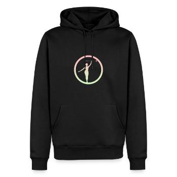 Tanzen Twirling Twirling - Männer Premium Bio Hoodie - Schwarz - Vorne - Nico (187cm)